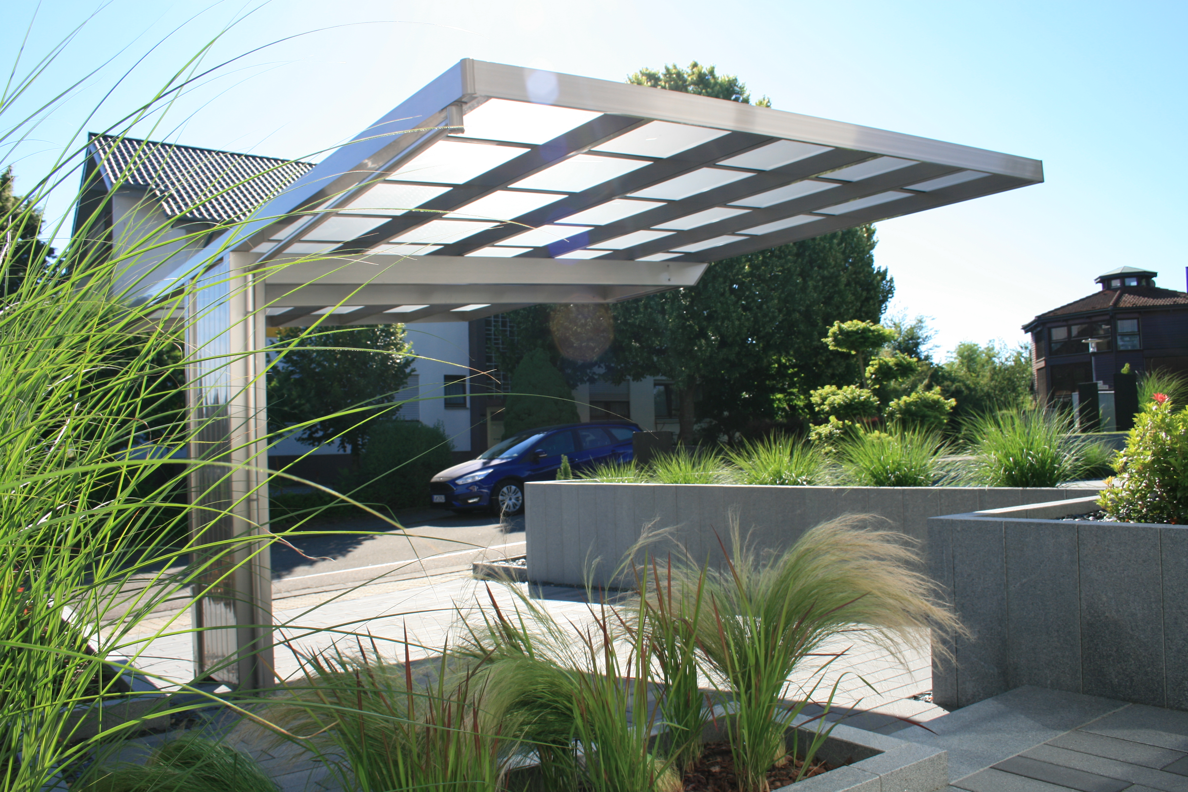 AluPort Designcarport aus Aluminium