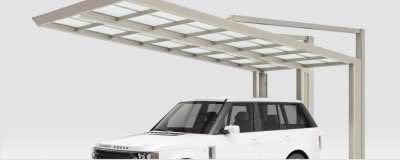 Aluport Next - das Carport mit freier Einfahrt